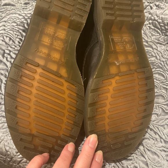 Dr. Martens Black Leather Boots - Picture 7 of 12